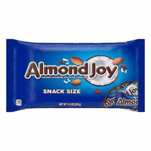 Almond Joy Candy Bar, Coconut & Almond Chocolate, Snack Size