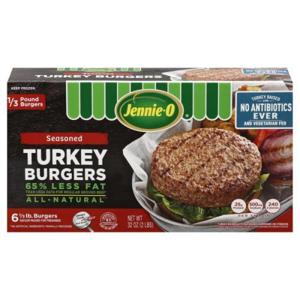 Jennie-O Turkey Burgers, Seasoned