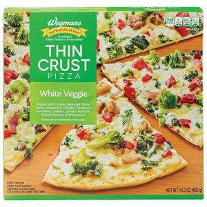 Wegmans White Veggie Thin Crust Pizza