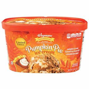 Wegmans Pumpkin Pie Ice Cream, Limited Edition