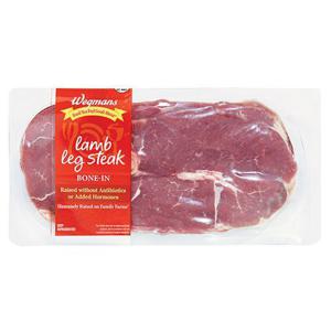 Wegmans Bone-In Lamb Leg Steak