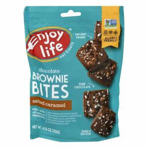 Enjoy Life Chocolate Brownie Bites, Salted Caramel