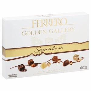 Ferrero Rocher Golden Gallery Chocolates, Fine Assorted, Signature