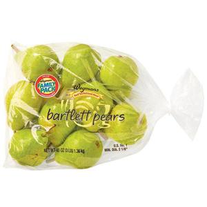 Wegmans Bartlett Pears, FAMILY PACK