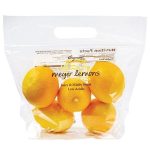 Wegmans Lemons, Meyer, Bagged