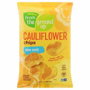 From the Ground Up Cauliflower Chips, Sea Salt