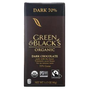 GREEN & BLACKS Dark Chocolate, Organic, Cacao 70%