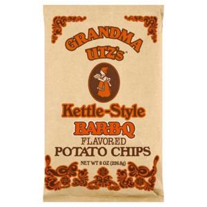 Grandma Utz's Potato Chips, Bar-B-Q, Kettle-Style