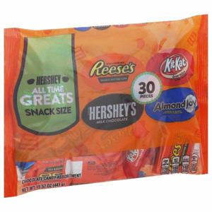 Hershey Candy Assortment, Chocolate, Snack Size