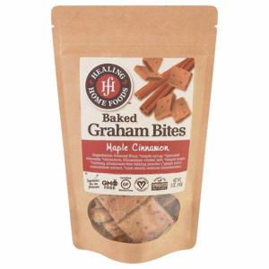 Healing Home Foods Graham Bites, Baked, Maple Cinnamon