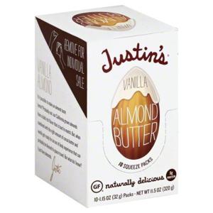 Justin's Almond Butter, Vanilla, Squeeze Packs