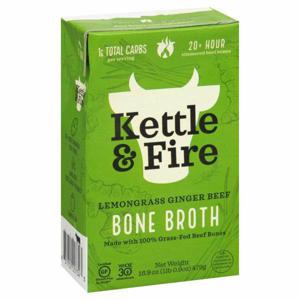 Kettle & Fire Bone Broth, Lemongrass Ginger Beef