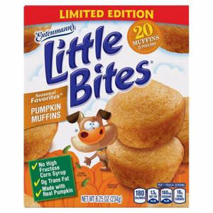 Little Bites Muffins, Pumpkin, 5 Pack