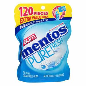 Mentos Gum, Sugar Free, Fresh Mint, Extra Value Pack