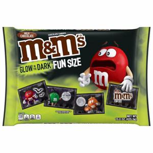 M&M's Chocolate Candies, Milk Chocolate, Glow in the Dark, Fun Size