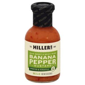 Millers Mustard, Mild, Banana Pepper, Sweet & Spicy