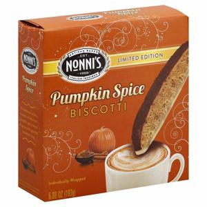 Nonni's Biscotti, Pumpkin Spice