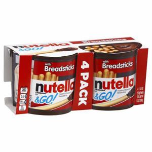 Nutella Hazelnut Spread + Breadsticks, 4 Pack