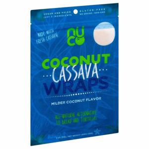 Nuco Coconut Cassava Wraps, Milder Coconut Flavor