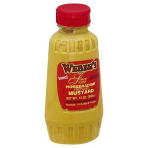 Weber's Mustard, Prepared, Horseradish