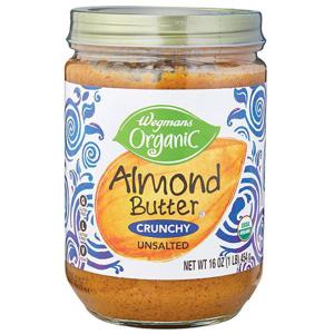 Wegmans Organic Crunchy Almond Butter, Unsalted