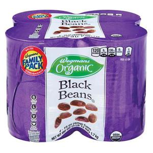 Wegmans Organic Black Beans, FAMILY PACK