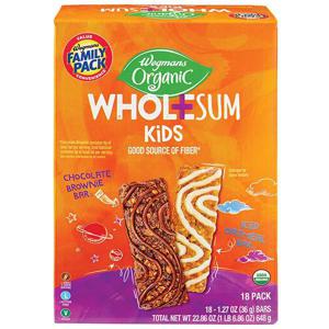 Wegmans Organic Wholesum Kids Bars, Variety Pack, 18 Pack, FAMILY PACK