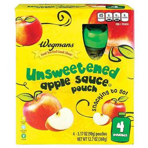 Wegmans Unsweetened Apple Sauce Pouches