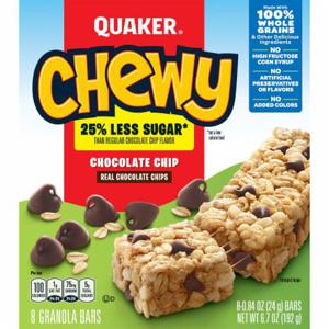 Quaker® Chewy Chocolate Chip Granola Bars, 8 ct / 0.84 oz