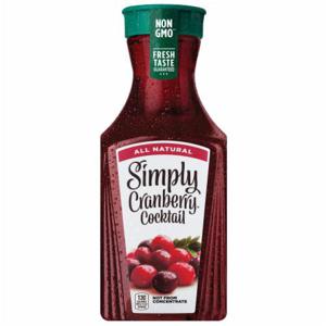 Simply Cranberry Cocktail Fruit Juice Drink, 52 fl oz