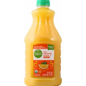 Simple Truth Organic® No Pulp 100% Orange Juice, 52 fl oz