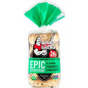 Dave's Killer Bread® Organic Epic Everything Bagels, 5 ct / 16.75 oz