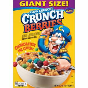 Cap'N Crunch's Crunch Berries® Sweetened Corn & Oat Cereal, 23.9 oz