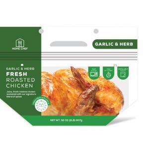 Home Chef Garlic & Herb Whole Chicken Hot  (NOT AVAILABLE BEFORE 11:00 am DAILY), 32 oz