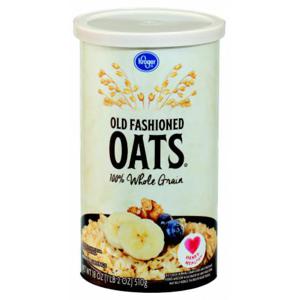 Kroger® Old Fashioned Whole Grain Oats, 18 oz