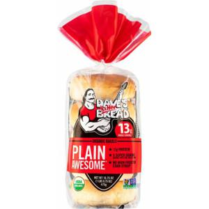 Dave's Killer Bread® Organic Plain Awesome Bagels, 5 ct / 16.75 oz