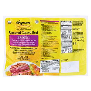 Wegmans Uncured Corned Beef Brisket