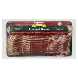 Wegmans Uncured Bacon, Applewood Smoked