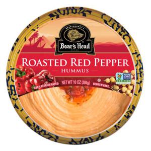 Boar's Head Roasted Red Pepper Hummus, 10 oz