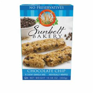 Sunbelt Bakery Chocolate Chip Chewy Granola Bars, 10 ct / 1.06 oz