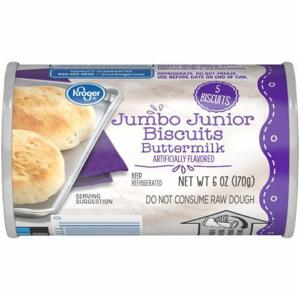 Kroger® Buttermilk Jumbo Junior Biscuits, 6 oz