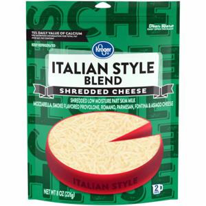 Kroger® Shredded Italian Style Cheese, 8 oz