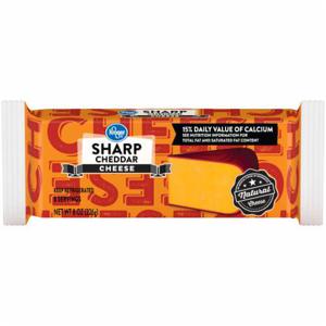 Kroger® Sharp Cheddar Cheese Bar, 8 oz