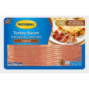 Butterball Original Turkey Bacon, 12 oz