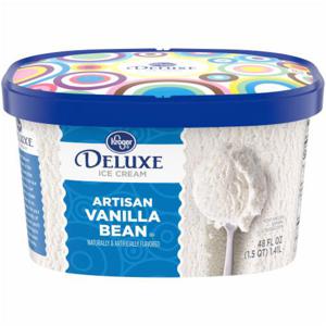 Kroger® Deluxe Artisan Vanilla Bean Ice Cream, 48 fl oz