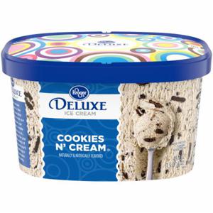 Kroger® Deluxe Cookies N' Cream Ice Cream, 48 fl oz