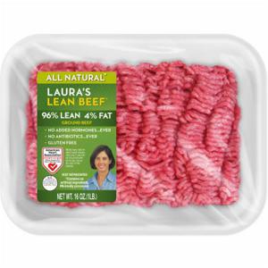 Laura's Lean Beef All Natural 96% Ground Beef, 1 lb