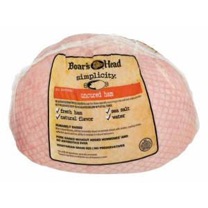 Boar's Head All Natural Uncured Smoked Ham, 1 lb