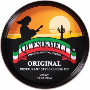 Queso-Melt Original Premium Melting Cheese, 10 oz