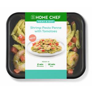 Home Chef Heat and Eat Shrimp Pesto Penne With Tomatoes, 13 oz